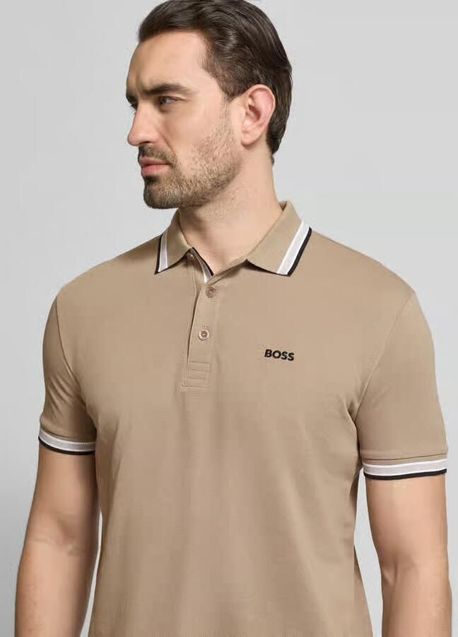 BOSS Green Regular fit Poloshirt van puur katoen model 'PADDY' - Foto 4