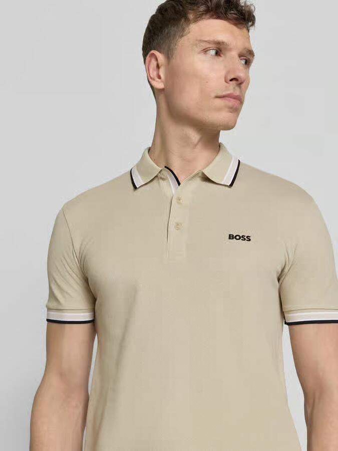 BOSS Green Regular fit Poloshirt van puur katoen model 'PADDY' - Foto 3