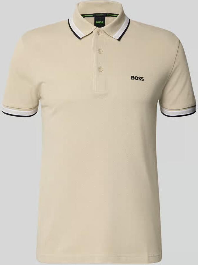 BOSS Green Regular fit Poloshirt van puur katoen model 'PADDY' - Foto 4
