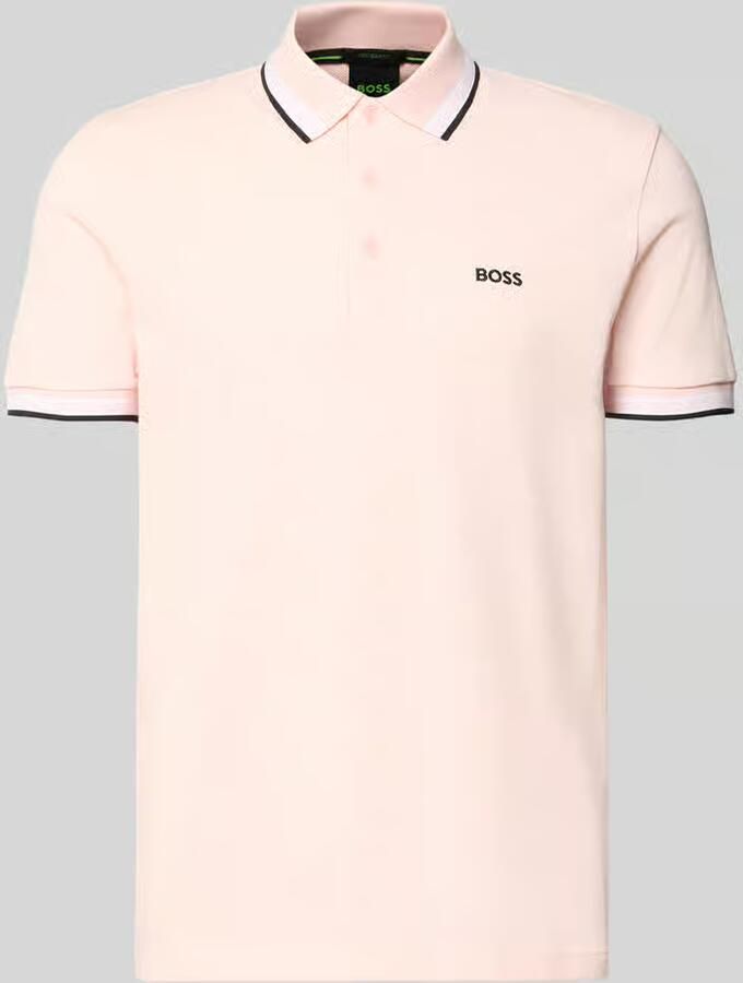 BOSS Green Regular fit Poloshirt van puur katoen model 'PADDY' - Foto 4