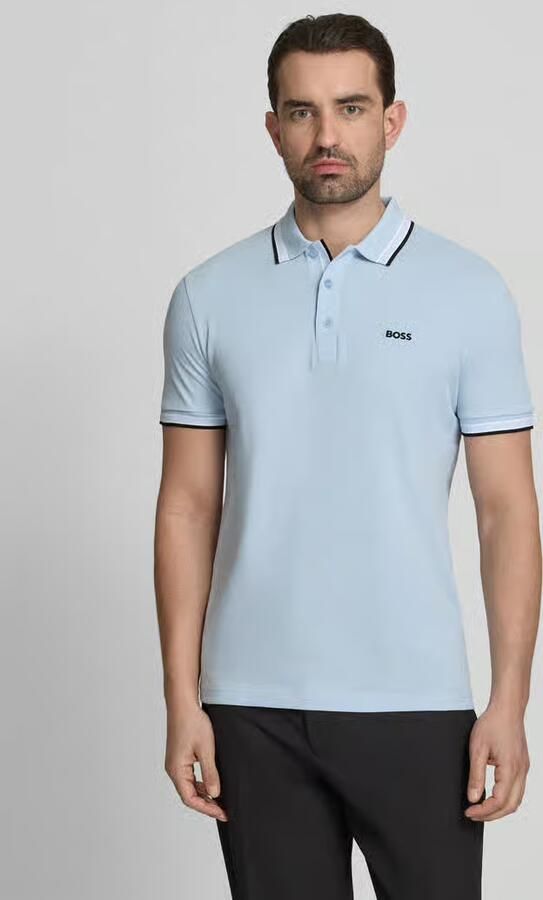 BOSS Green Regular fit Poloshirt van puur katoen model 'PADDY' - Foto 5
