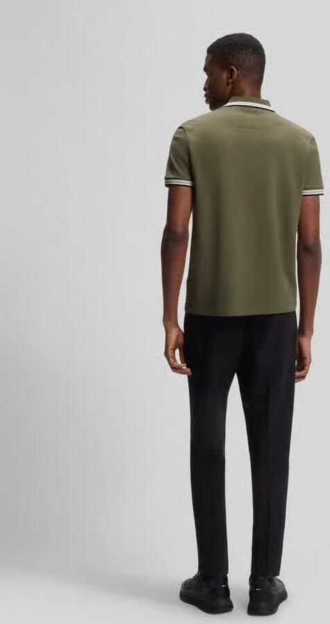 BOSS Green Regular fit Poloshirt van puur katoen model 'PADDY' - Foto 3