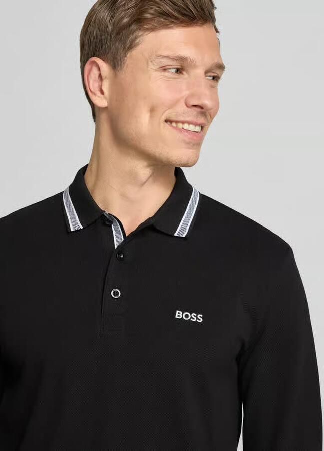 BOSS Green Regular fit poloshirt van puur katoen model 'PLISY'