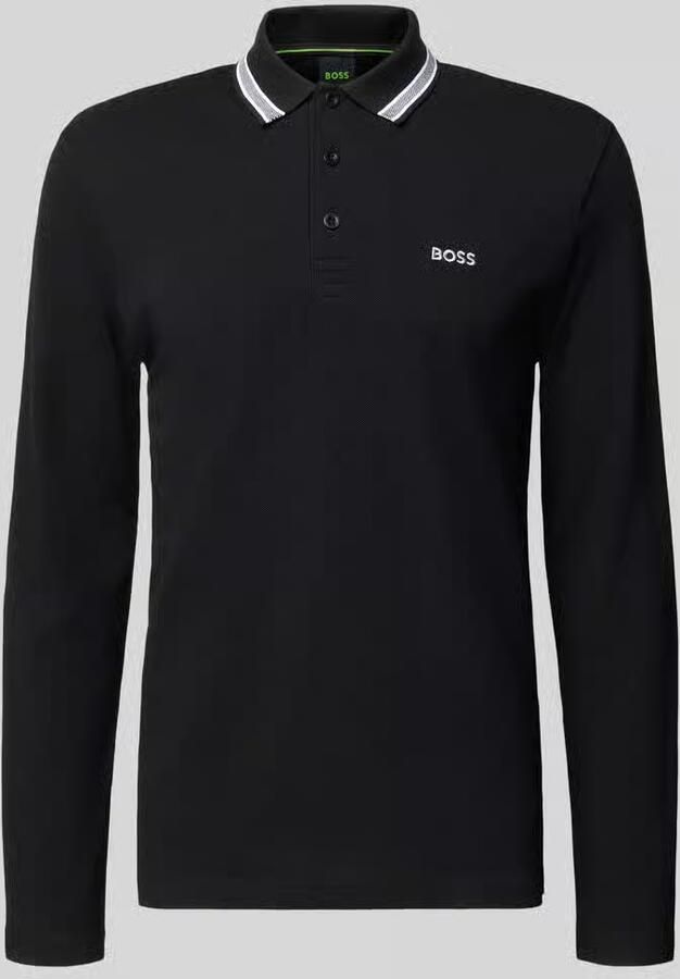 BOSS Green Regular fit poloshirt van puur katoen model 'PLISY' - Foto 2