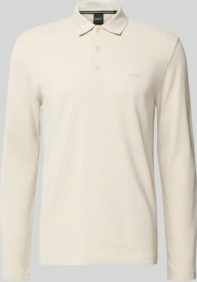 BOSS Green Regular fit poloshirt van puur katoen model 'PLISY' - Foto 2