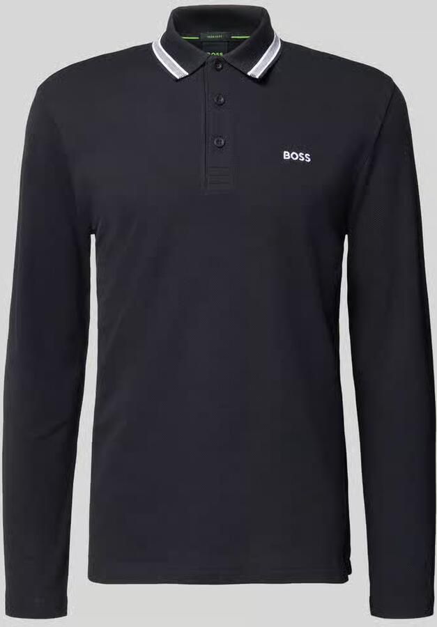 BOSS Green Regular fit poloshirt van puur katoen model 'PLISY' - Foto 2