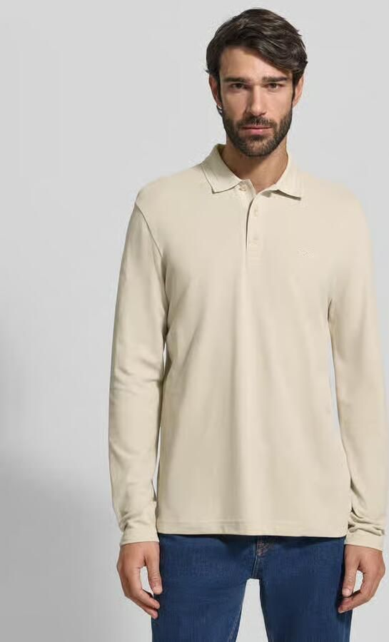 BOSS Green Regular fit poloshirt van puur katoen model 'PLISY' - Foto 3