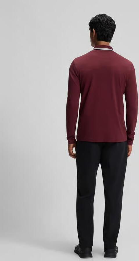 BOSS Green Regular fit poloshirt van puur katoen model 'Plisy' - Foto 2