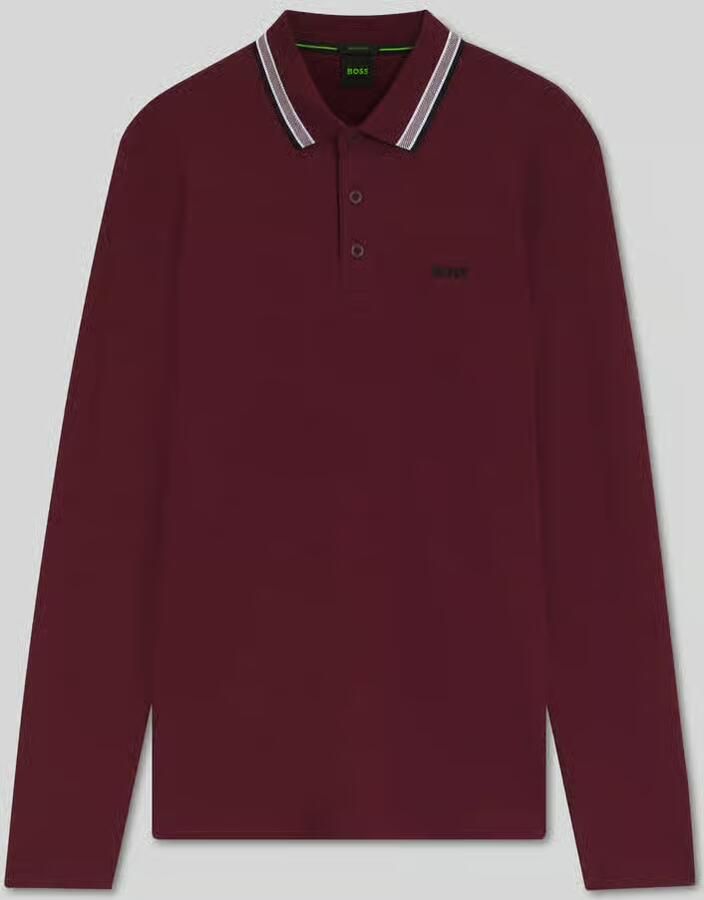 BOSS Green Regular fit poloshirt van puur katoen model 'Plisy' - Foto 2