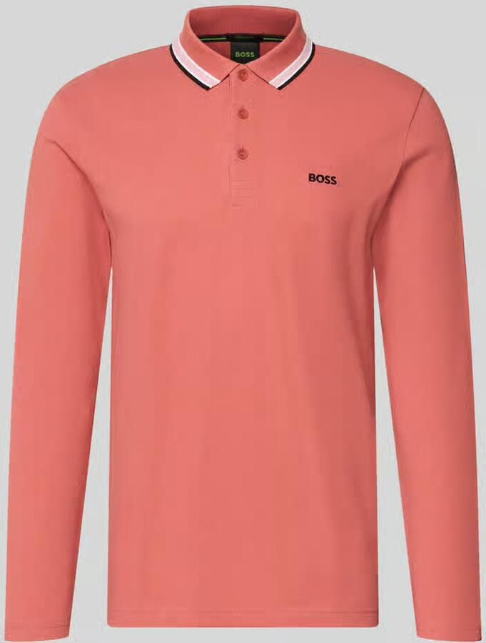 BOSS Green Regular fit poloshirt van puur katoen model 'Plisy'