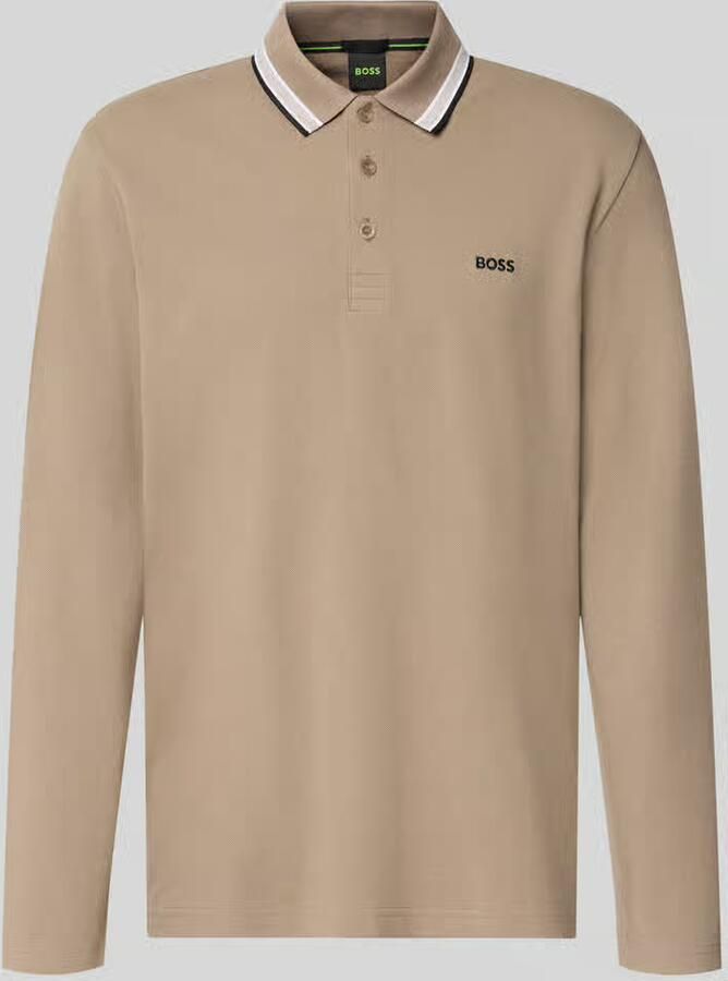 BOSS Green Regular fit poloshirt van puur katoen model 'Plisy'