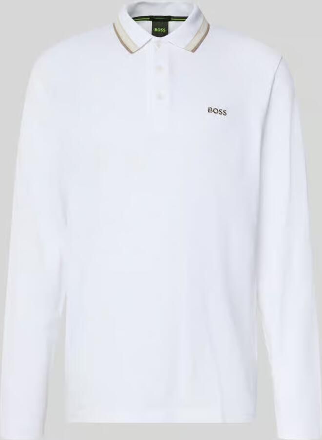 BOSS Green Regular fit poloshirt van puur katoen model 'Plisy'