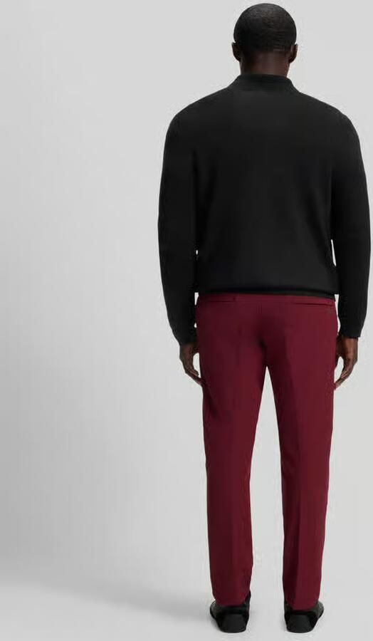 BOSS Green Regular fit pullover met scheerwol model 'KN_Momentum-X QZ' - Foto 6