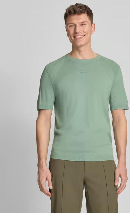 BOSS Green regular fit pullover van modalmix met zijdemix model 'SPIRIT70' - Foto 3
