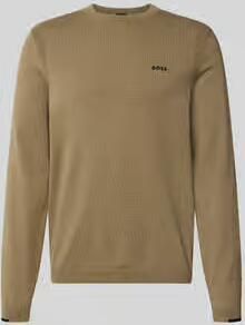 BOSS Green Regular fit pullover van pure katoen model 'KN_Ever-X'