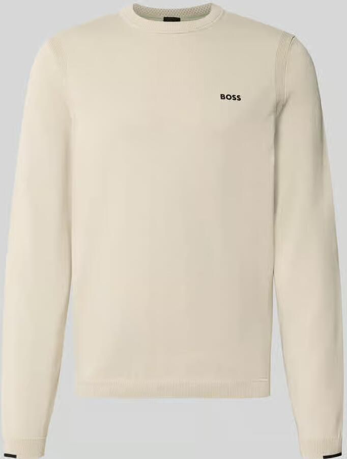 BOSS Green Regular fit pullover van pure katoen model 'KN_Ever-X'