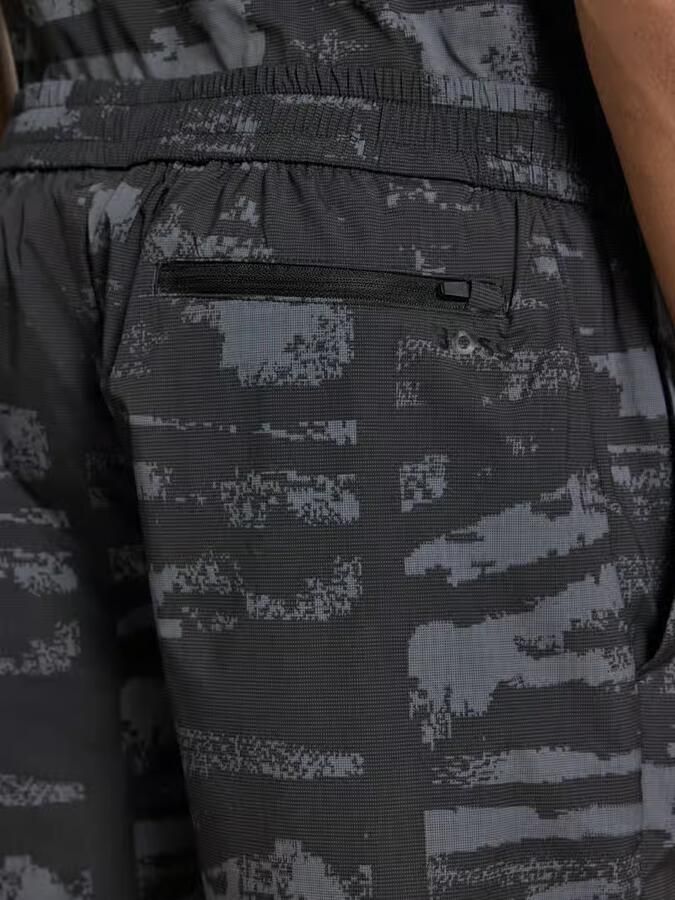 BOSS Green regular fit short met all-over motief model 'Globe AOP'