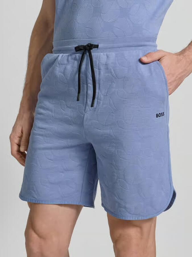 BOSS Green regular fit shorts van katoenmix model 'JT_Member Short'