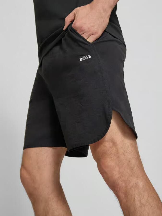 BOSS Green regular fit shorts van katoenmix model 'JT_Member Short'