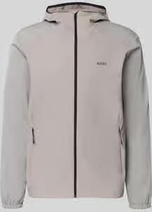 BOSS Green Regular fit Softshell-jack met capuchon Model 'LW_CRUISLITE'