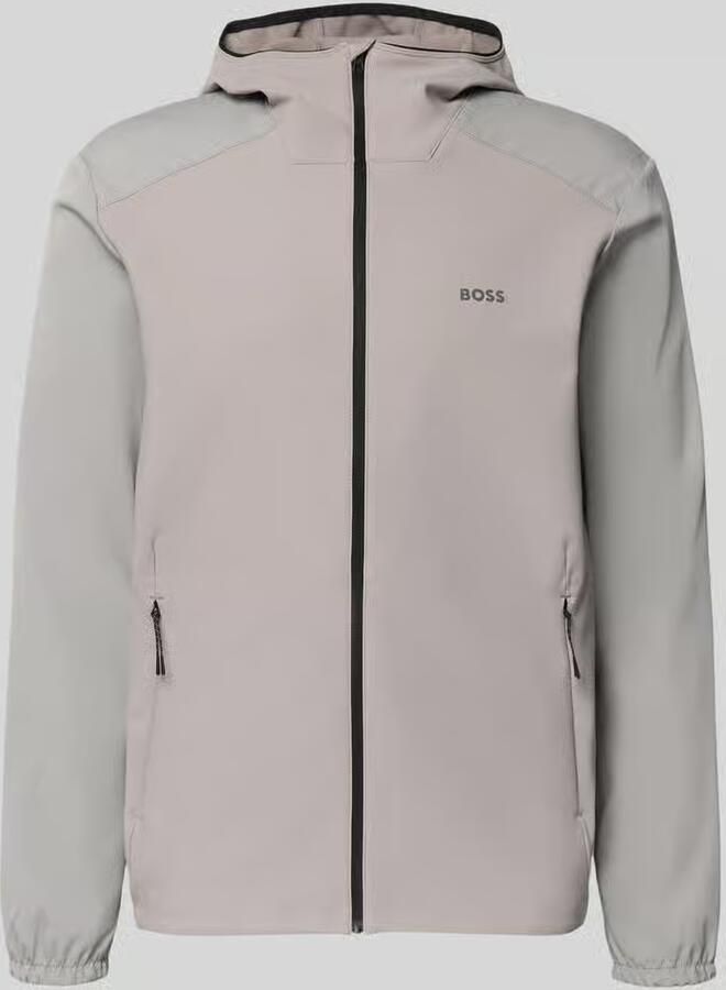 BOSS Green Regular fit Softshell-jack met capuchon Model 'LW_CRUISLITE' - Foto 2