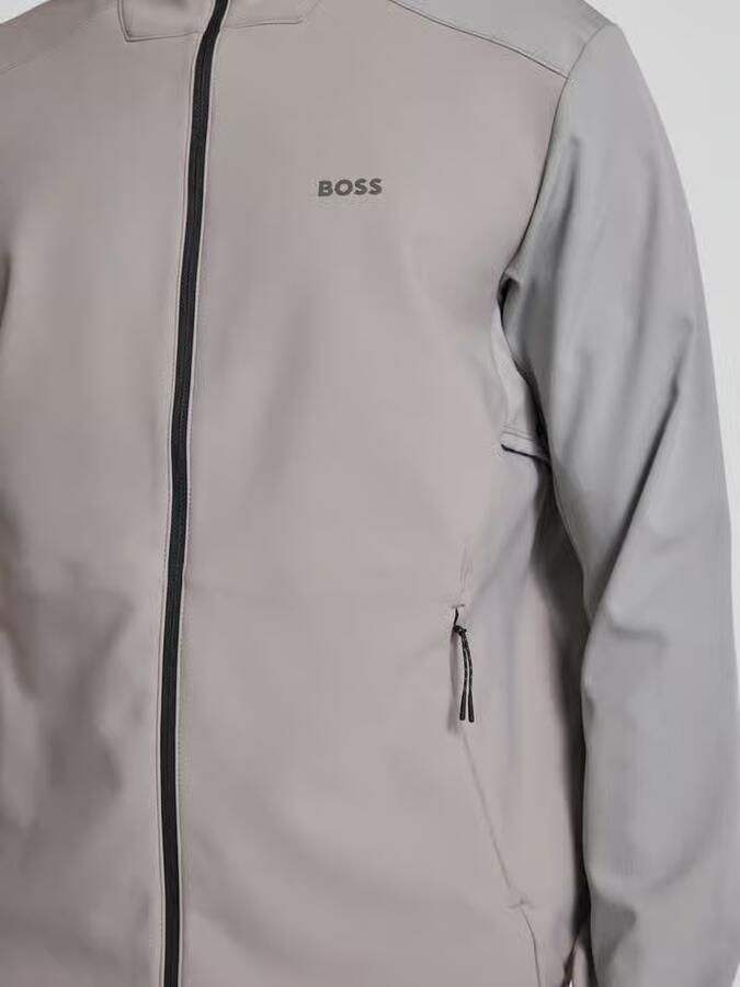 BOSS Green Regular fit Softshell-jack met capuchon Model 'LW_CRUISLITE'