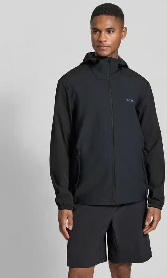 BOSS Green Regular fit Softshell-jack met capuchon Model 'LW_CRUISLITE' - Foto 4