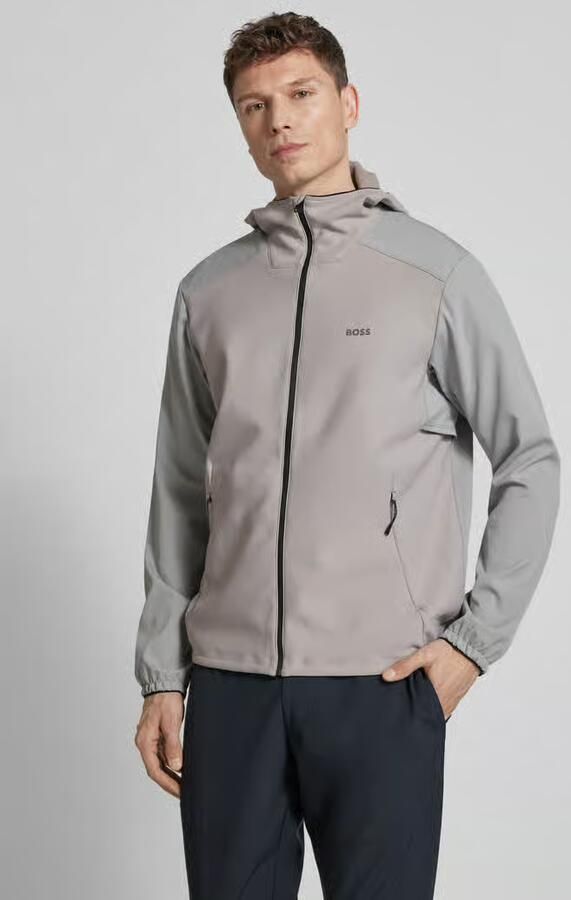 BOSS Green Regular fit Softshell-jack met capuchon Model 'LW_CRUISLITE' - Foto 2