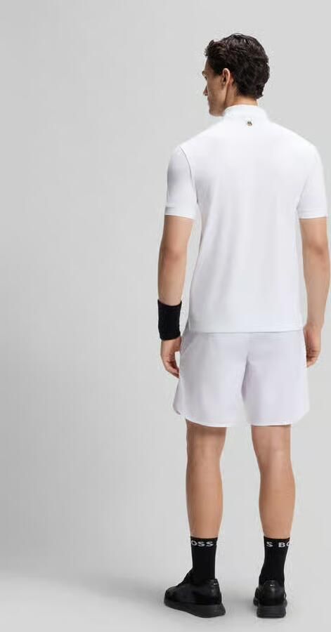 BOSS Green regular fit sport T-shirt met logoband - Foto 2