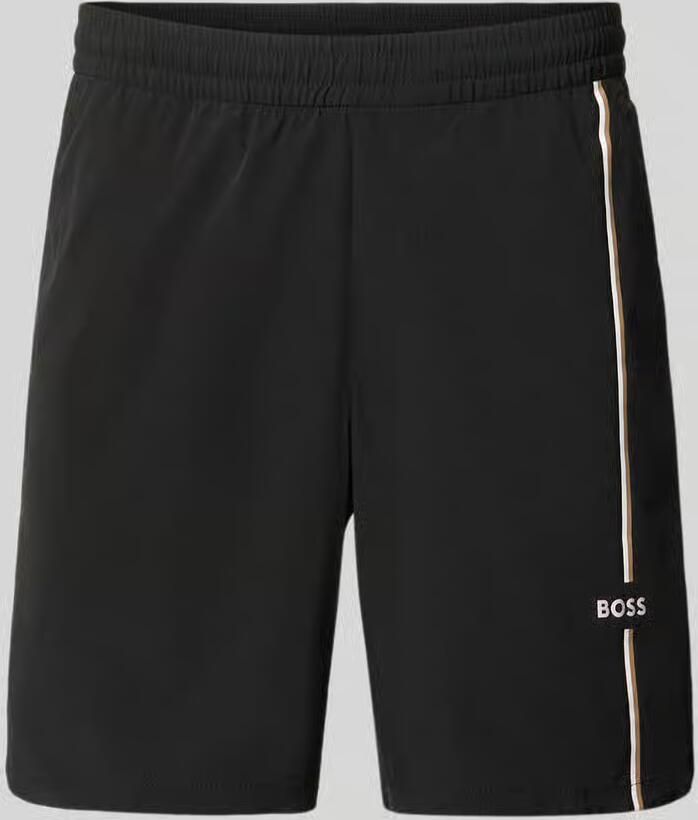 BOSS Green regular fit sportshorts met logodetails model 'SH_TOC GAME 8 INCH' - Foto 2