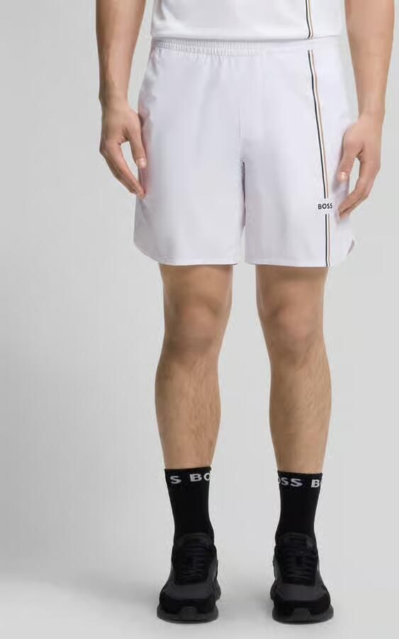 BOSS Green regular fit sportshorts met logodetails model 'SH_TOC GAME 8 INCH' - Foto 2