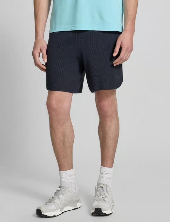 BOSS Green regular fit stoffen shorts van viscosemix model 'KN_UNION SH' - Foto 3