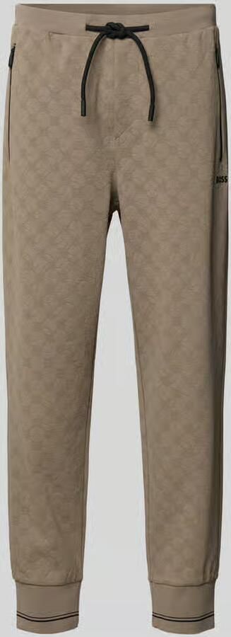 BOSS Green Regular fit sweatbroek van katoenmix model 'JT_Revival Hover'