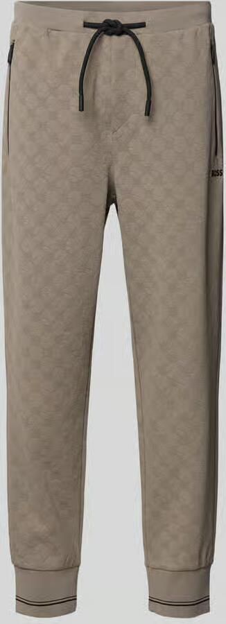 BOSS Green Regular fit sweatbroek van katoenmix model 'JT_Revival Hover'