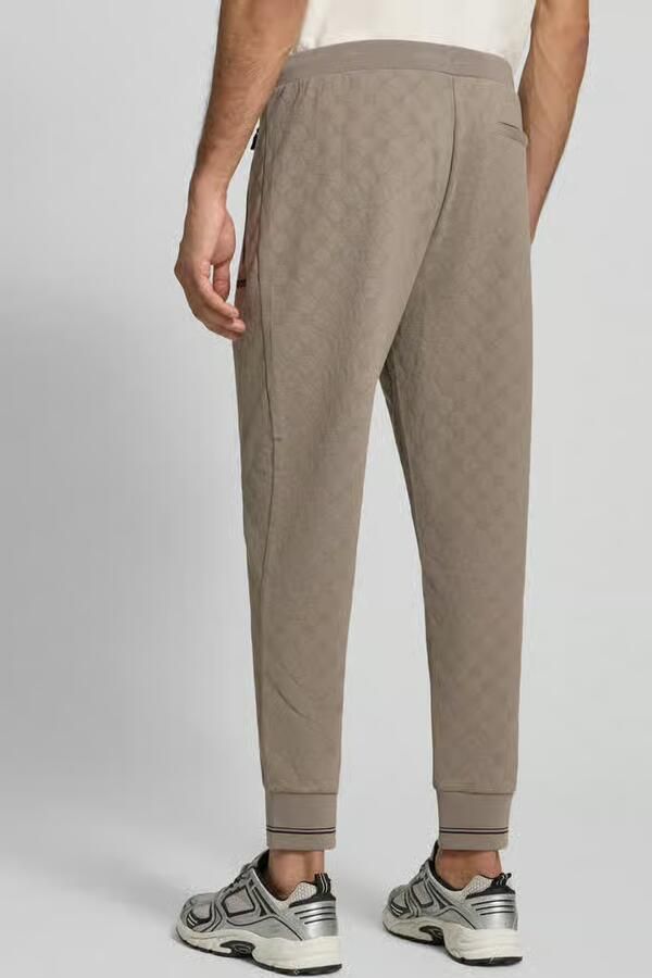 BOSS Green Regular fit sweatbroek van katoenmix model 'JT_Revival Hover' - Foto 3