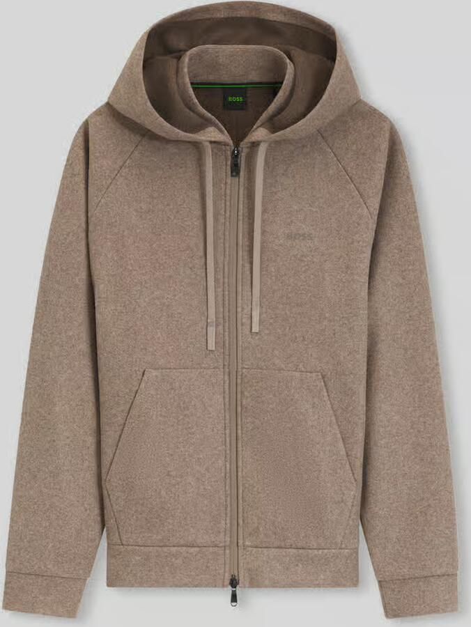 BOSS Green Regular fit sweatjack met capuchon model 'SW_Transit'