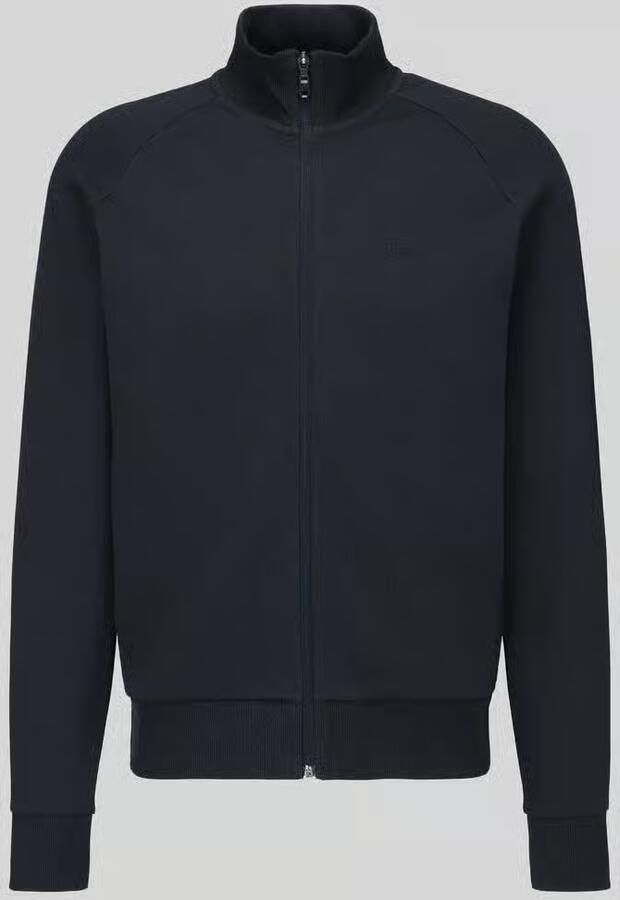 BOSS Green Regular fit sweatjack met logodetail model 'Skaz'