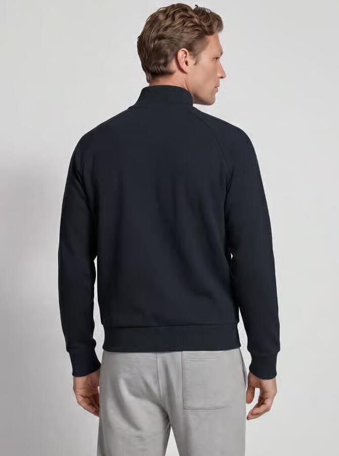 BOSS Green Regular fit sweatjack met logodetail model 'Skaz' - Foto 2