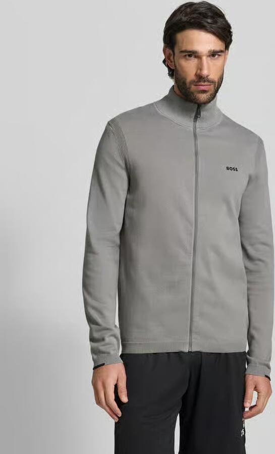 BOSS Green Regular fit sweatjack van 100% katoen Model 'KN_EVER-X FZ' - Foto 4