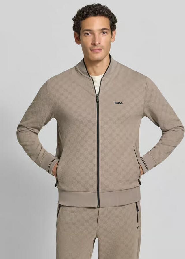 BOSS Green Regular fit sweatjack van katoenmix model 'SW_Revival Skarley' - Foto 2