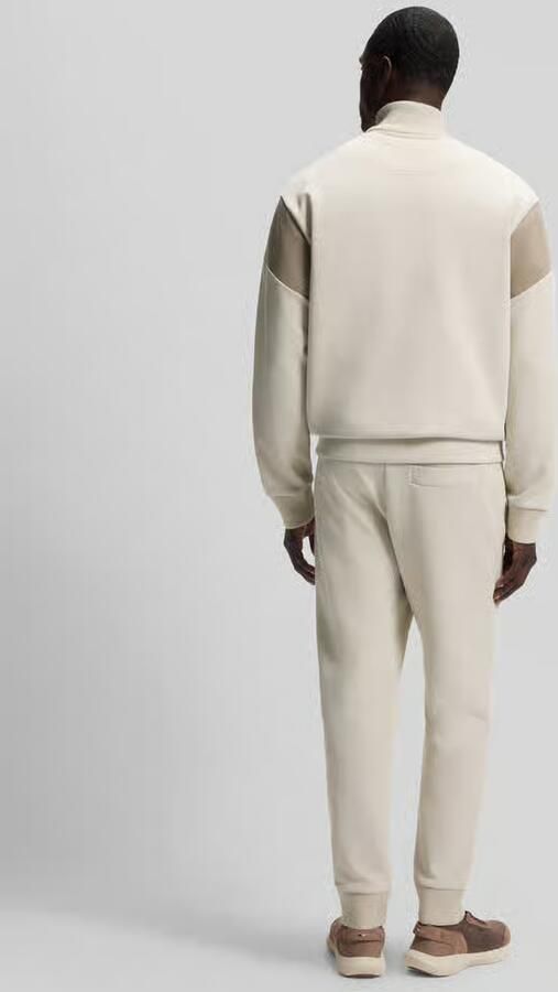 BOSS Green Regular fit sweatjack van katoenmix model 'SW_Union Skaz'