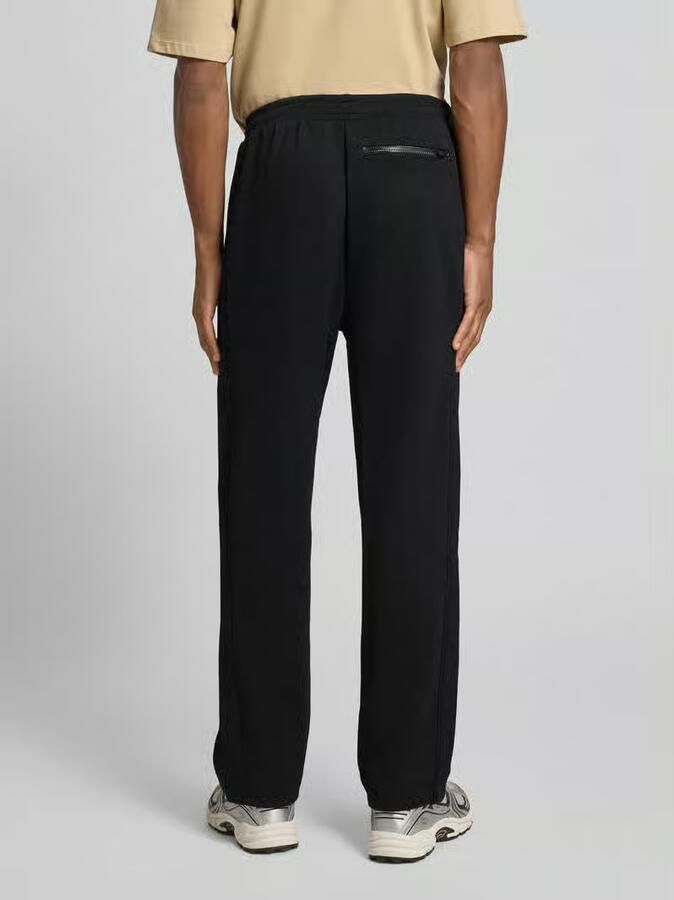 BOSS Green Regular fit sweatpants met jacquardlook model 'MIRROR LONG'