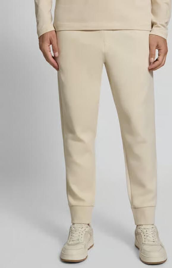 BOSS Green Regular fit sweatpants van katoenmix - Foto 2