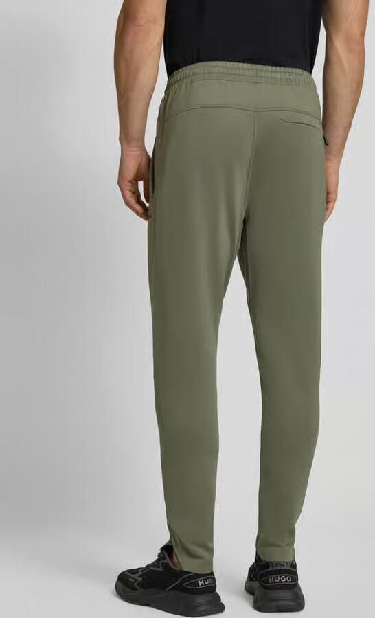 BOSS Green Regular fit sweatpants van sneldrogend materiaal model 'HICON ACTIVE' - Foto 4