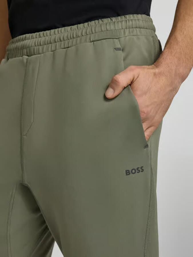 BOSS Green Regular fit sweatpants van sneldrogend weefsel model 'HICON ACTIVE'