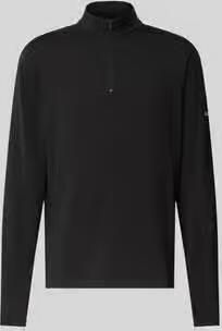 BOSS Green Regular Fit sweatshirt met opstaande kraag model 'SW_Active QZ'