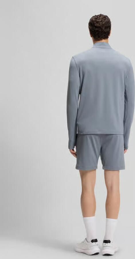 BOSS Green Regular Fit sweatshirt met opstaande kraag model 'SW_Active QZ' - Foto 2