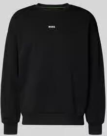 BOSS Green Regular fit sweatshirt van katoenmix model 'STENSON'