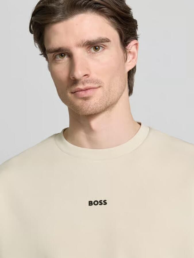 BOSS Green Regular fit sweatshirt van katoenmix model 'STENSON' - Foto 2
