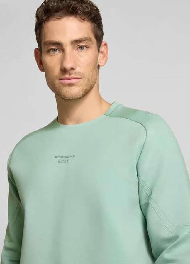 BOSS Green Regular fit sweatshirt van Katoenmix Model 'SW_PS SPIRIT70 CN'